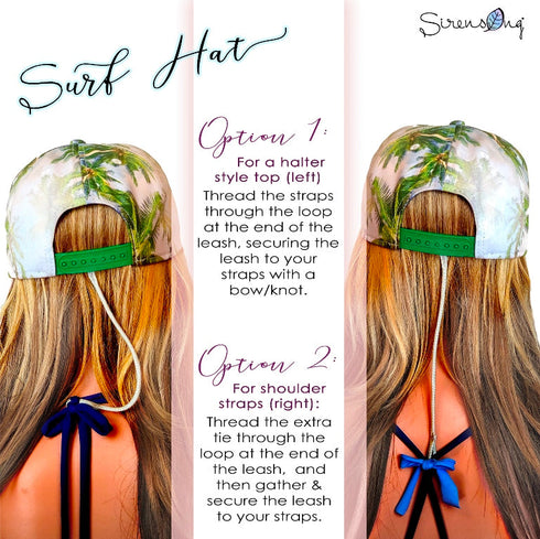 Sirensong Canvas/Mesh Surf Hat